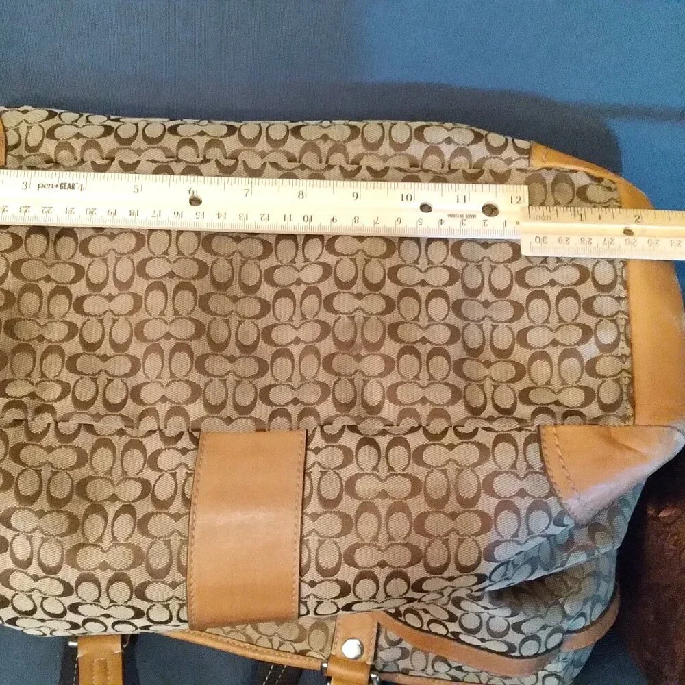 Coach Signature Diaper or Tote Bag No. J1176-F77156